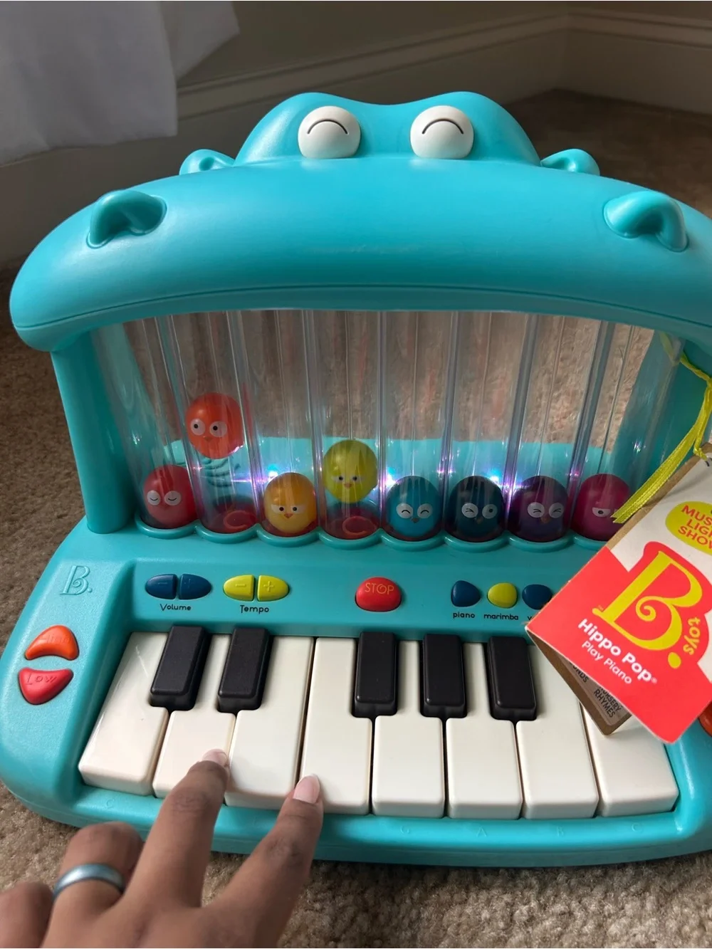 B.Toys Hippo Play Musical Piano